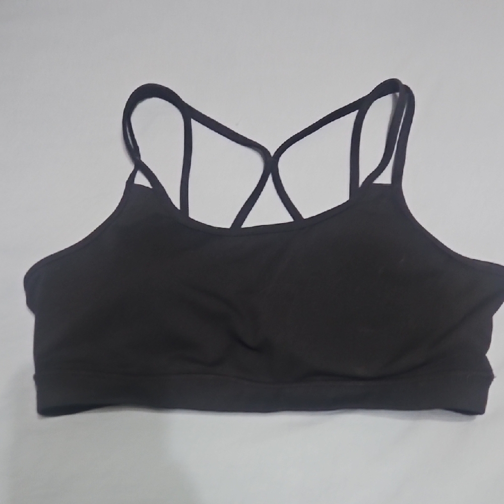 GAIAM Black Strappy Sports Bra